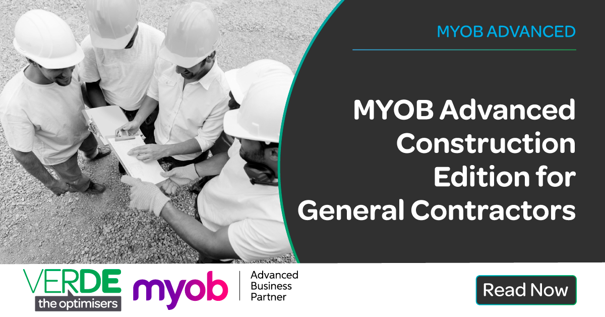 MYOB Advanced Construction for General Contractors